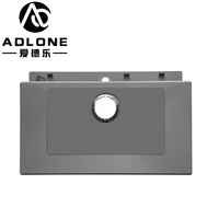 Évier de cuisine commercial ADLONE, fait main, en acier inoxydable T304 de calibre 16, à montage sur le dessus, profondeur 9 pouces, évier rectangulaire simple