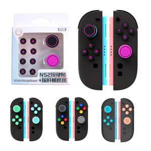 Set di Adesivi per Pulsanti e Copri Joystick Morbidi Creativi per Switch 2 <span class=keywords><strong>Joy</strong></span>-<span class=keywords><strong>con</strong></span> - Product Image 1