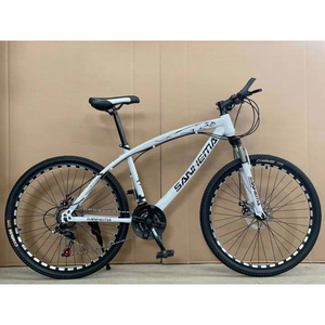 Vélo de montagne tout-terrain pour adultes, 26 pouces, système de dérailleur 21 vitesses, frein à disque, cadre antichoc, vélo d'extérieur avec bonus - Product Image 1