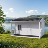Maison conteneur préfabriquée à toit ouvrant, maisonnette détachable pour bureau, école, chambre et plus encore