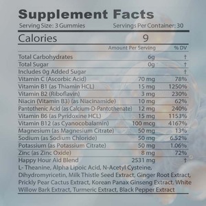 OEM Happy Hour Aid Gummies Supplément Électrolytes <span class=keywords><strong>d</strong></span>'hydratation avant le match <span class=keywords><strong>Alcool</strong></span> DHM Chardon Marie après avoir bu Gummy - Product Image 2