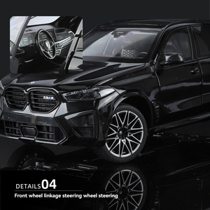 Modelo de coche BMW X5M 1:18 oficialmente autorizado, modelo de coche de aleación, coches de simulación, colección de coches de metal, modelo de vehículo de juguete, exhibición BWM - Product Image 5