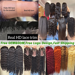 13X6สีบลอนด์ไฮไลท์วิกผมด้านหน้าสีน้ำตาล360ผมมนุษย์ทำจากลูกไม้เต็มศีรษะลอนลึกไฮไลท์ HD วิกผมลูกไม้ด้านหน้า - Product Image 6