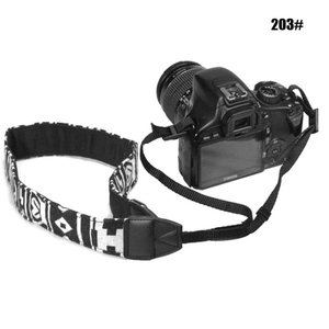 สายคล้องคอและไหล่สำหรับกล้อง SLR DSLR ทนทาน ใช้ได้กับ <span class=keywords><strong>Nikon</strong></span> Canon Sony สไตล์เรโทรและชาติพันธุ์ - Product Image 5