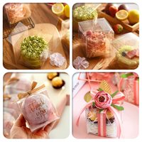 Boîte d'Emballage de Luxe Transparente en Plastique PET/PVC, Boîte à Dragées pour Fête et Emballage Cadeau Sucré