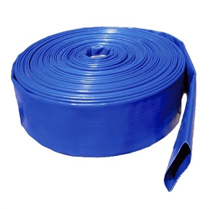 <span class=keywords><strong>Tuyau</strong></span> de refoulement plat souple en PVC bleu pour l'irrigation agricole - Product Image 5