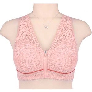 Nuovo reggiseno da donna all'ingrosso senza gilet con ferretto in pizzo in morbido cotone con cerniera anteriore biancheria intima - Product Image 1