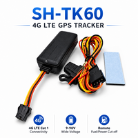 Système de suivi GPS intelligent 4G WiFi GSM filaire pour voiture, moto, camion avec coupure de carburant à distance et surveillance en temps réel, large plage de tension 9-90V