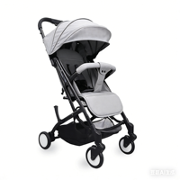 Poussette bébé pliable en aluminium à un bouton EN1888, légère, avec ceinture de sécurité 5 points, chariot de cabine avec poignée