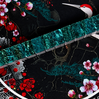 Nouveau produit à succès : Ensemble de tuiles de mahjong en acrylique à 4 couches de style américain Imperial Bloom, tuiles de mahjong compatibles