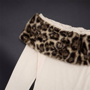 T-Shirt a maniche lunghe Patchwork in pelliccia di leopardo Y2k <span class=keywords><strong>donna</strong></span> autunno inverno con spalle scoperte T-Shirt di base 2000s - Product Image 6