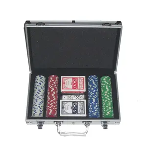 200 peças fichas de poker personalizadas, 11.5g chips de poker