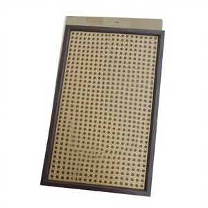 Panel Decorativo Moderno de Mimbre Tejido |   Panel de Puerta de Ratán Sintético Ecológico para Armario y Guardarropa - Product Image 3