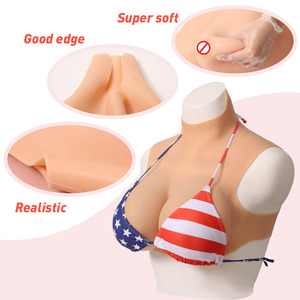Prótesis de Senos de Silicona para Travestis, Copa de Silicona Transgénero, Realzador de Senos Artificiales de Algodón, Formas de Senos Falsas - Product Image 5