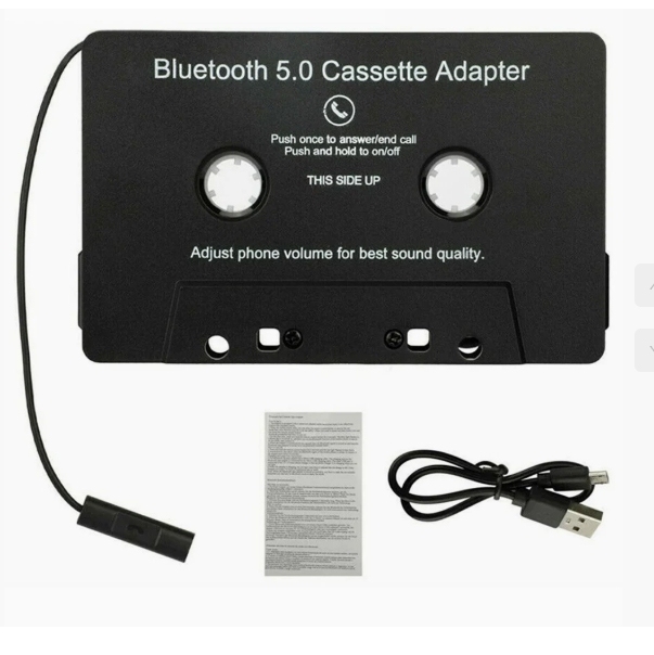 Dual Channel Car MP3 for Bluetooth Cassette Player Hands-Free Phone Recording USB Power Source for Outdoor Use Home Appliances