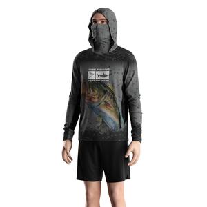 Camisa de Pesca con Capucha para Hombre con Protección Solar UPF50+, Tela Transpirable y Máscara Integrada para Máxima Comodidad al Aire Libre - Product Image 6