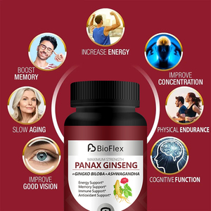 Cápsulas de Extracto de Ginseng Puro |   Suplemento Nutricional Diario para Tonificar el Qi, Nutrir la Sangre y Aliviar la Fatiga - Product Image 6