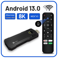 Nouveau MX10 X1 4K Android 13 Portable TV Dongle 2GB RAM 16GB ROM IPTV TV STICK 4K Smart TV Box Fire Sticks