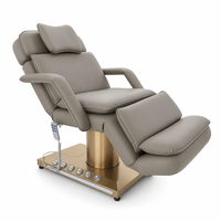 Table de soin électrique à 3 moteurs avec colonne en titane, hauteur réglable, pour salon, spa, tatouage, microblading, traitement dentaire