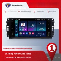 Radio de Coche Android con Carplay 2g32g, Estéreo Multimedia con GPS y Navegación para Jeep Compass, Commander, Grand Cherokee, Wrangler, Liberty