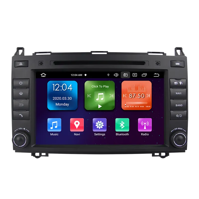 8inch Android11.0 Car Stereo DAB+ GPS DSP Carplay WiFi for Mercedes-Benz A/B Class W169 Vito Viano Sprinter VW Crafter Sat Navi