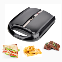 Nouveau modèle 2026 : Machine à sandwichs et gaufrier électrique 4 pouces, idéale pour les omelettes et les sandwichs grillés, parfait pour le petit-déjeuner