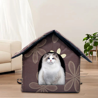 Buiten Wilde Katten Huis Weerbestendige Warme Kat Huis Waterdicht Oxford Huisdier Bedden Zwerfkatten Onderdak