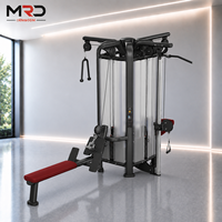 Équipement de musculation professionnel en acier multifonctionnel réglable pour la poitrine, les jambes et le dos