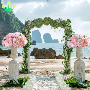 10 cái hoa Nhân Tạo Hoa Cẩm Tú Cầu bó hoa bảng <span class=keywords><strong>centerpieces</strong></span> cho đám cưới nhà cô dâu bó hoa văn phòng Đảng <span class=keywords><strong>DIY</strong></span> hoa trang trí - Product Image 5