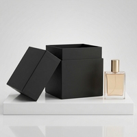 Boîte cadeau de luxe vide pour emballage de parfum et de soins de la peau, forme carrée, personnalisable