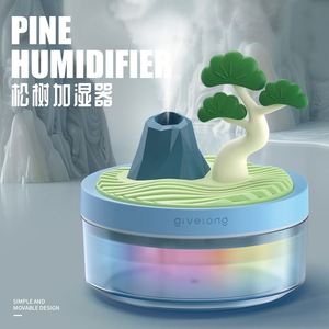 Humidificador de aire con diseño de paisaje de explosiones transfronterizas, simulación de plantas, juguetes para coche, máquina de juguete aromática, regalos de ambiente colorido - Product Image 4