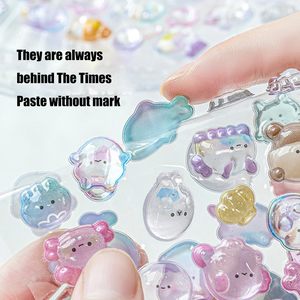 Bán buôn không thấm nước đầy màu sắc trang trí tùy chỉnh dán vinyl PVC dễ thương Mini 3D Puffy Sticker - Product Image 4