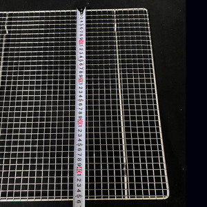Grands plateaux de déshydratation en maille métallique en acier inoxydable SUS 304 de qualité alimentaire pour four, pour le séchage de gâteaux, de pains, et comme grille de refroidissement pour la cuisson du bœuf séché - Product Image 6