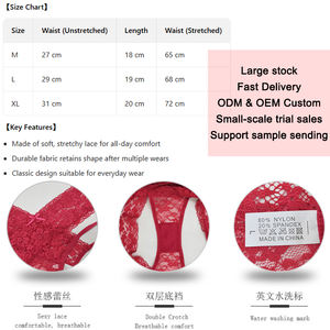 Slip a vita bassa a V da donna, ultra sottile, traspirante, ecologico, con fiocco decorativo, personalizzabile, con <span class=keywords><strong>doppio</strong></span> cavallo - Product Image 2