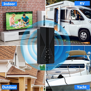 Antena Interior HD <span class=keywords><strong>TV</strong></span> Inteligente <span class=keywords><strong>de</strong></span> Largo Alcance y Alta Calidad 470-860mhz VHF UHF - Product Image 4