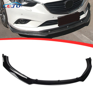 Kits de accesorios para coche ABS negro mate brillante, alerón de parachoques delantero, extensión divisora de labios para <span class=keywords><strong>Mazda</strong></span> <span class=keywords><strong>6</strong></span> Atenza GJ <span class=keywords><strong>GL</strong></span> 2014-2017 - Product Image 1