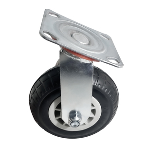 Factory Rubber Industrial Castor Black Heavy Duty Fixed Swivel <strong>Locking</strong> <strong>Caster</strong> <strong>Wheel</strong> - Product Image 1