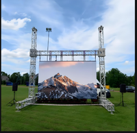Pantalla LED de Alquiler a Todo Color P2.6, Brillo de 1500cd, Alta Frecuencia de Actualización de 7680Hz, Caja de Aluminio Fundido a Presión, Garantía de 5 Años para Virtual