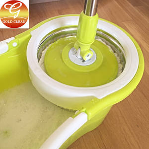 स्व-रिंगिंग स्पिन मॉप और बाल्टी प्रणाली-दोहरी टरबाइन 360 ° रोटेशन, 5l गंदे पानी पृथक्करण - Product Image 5