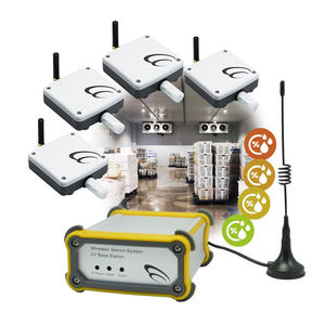 4 Conjuntos de Sensores Inalámbricos de Temperatura y Humedad RF LoRaWAN, Monitoreo Remoto Industrial IoT, Alarma Inalámbrica - Product Image 1