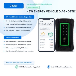 C80EV est une plateforme mobile complète couvrant le diagnostic des véhicules à énergie nouvelle et les tests des batteries automobiles. C80 EV It Deli - Product Image 1