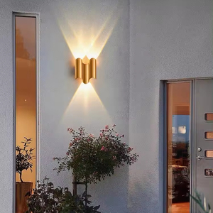 Nouveau <span class=keywords><strong>Design</strong></span> moderne applique murale extérieure étanche appliques coquille en aluminium lampe murale pour salon chambre hôtel éclairage - Product Image 1