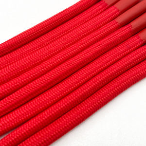 Custom Recyclable Summer Hoodie Drawcord Silicone Tip <b>Cord</b> Garment Accessories Drawstring Polyester <b>Cord</b> for Shorts - Product Image 3