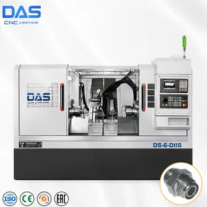 DS6-DIIS torre de potência CNC torno de torneamento dupla face fresa cabeça de freio e freio máquina CNC