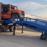 Rampe de chargement mobile pour camions Rampes portatives en métal pour conteneurs Rampas Station d'accueil pour camions