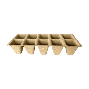 Dapat terurai bahan bubur biji gambut baki pot tanaman nampan untuk bibit 10 sel biji mulai Kit pembibitan baki bubur kertas - Product Image 3