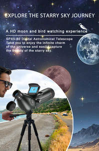 تلسكوب فلكي رقمي SPX5-80 مع عدسة ستارلايت، صور فائقة الدقة 4K، شاشة IPS 3.0 بوصة عالية الوضوح، مناظير لمراقبة الطيور والرياضات الخارجية - Product Image 5