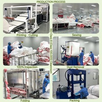 Sac vrac FIBC de qualité alimentaire 4 panneaux en PP vierge, résistant à l'humidité, pour lait, produits laitiers, poudre de lactosérum, préparation infantile, transport et stockage en vrac, protection UV
