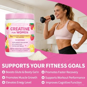 Creatina Monoidrato <span class=keywords><strong>in</strong></span> <span class=keywords><strong>Polvere</strong></span> per Donne, Formulazione Micronizzata 11 <span class=keywords><strong>in</strong></span> <span class=keywords><strong>1</strong></span>, Assorbimento Rapido, Prodotti Essenziali per Palestra, Misure Personalizzate - Product Image 2