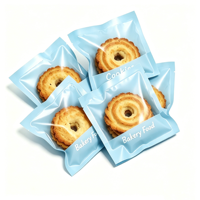 Sacs d'emballage thermoscellables en PE de qualité alimentaire, écologiques, imprimés sur mesure, pour boulangerie, lait, chewing-gum